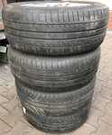 Alu kolo RH 7x16" 5x112x66.5 ET43 a Michelin Primacy HP 215/55 R16 97W XL 30% a Kleber Hydraxer 215/55 R16 97W XL 30%