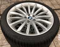 Alu kolo originál BMW 5x112x66.5 Přední 8x19" ET30 a Pirelli Winter SottoZero III 245/40 R19 98V * RFT 60%, Zadní 9x19" ET44 a Pirelli Winter SottoZero III 275/35 R19 100V * RFT 50% + čidla tlaku TPMS