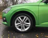 ŠKODA SCALA jsme obuli na Alu kolo originál ŠKODA 7x17" ET46, 5x100x57 a Sailun Ice Blazer Alpine+ 205/50 R17 93H XL