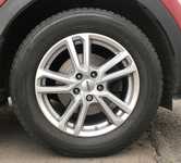 KIA SPORTAGE jsme obuli na Alu kolo ALUTEC 7x17" 5x114.3x67 ET48 a Bridgestone Blizzak LM-80 EVO 225/60 R17 99H