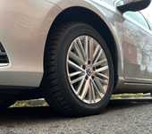 VW PASSAT jsme obuli na Alu kolo originál VW 6.5x16" ET46 5x112x57 a Saetta Winter 205/55 R16 91H