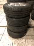 Alu kolo originál ŠKODA 6x15“ ET47, 5x112x57 a Goodyear EfficientGrip Performance 195/65 R15 91H 60%