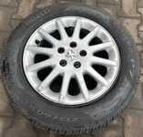 Alu kolo originál PEUGEOT 7x16 5x108x65 ET38 a Pirelli P7 Cinturato 215/60 R16 99H XL 70%