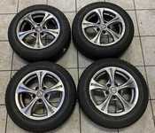 Alu kolo ALUTEC 6.5x15" ET38, 5x112x66.5 a Firestone Winterhawk 2 EVO 185/65 R15 88T 90%