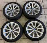 Alu kolo originál BMW 8x17" ET34, 5x120x72.5 a Fulda SportControl 2 225/45 R17 91Y 40%