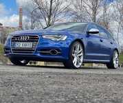 AUDI S6 jsme obuli na Alu kolo originál AUDI 9x21" ET35, 5x112x66.5 a Continental SportContact 7 265/30 R21 96Y XL