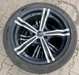 Alu kolo O.Z 8x18“ ET35, 5x112x66.5 a Continental ContiWinterContact TS850 P 245/40 R18 97V 0% a Semperit Speed Grip 3 245/40 R18 97V XL 0%