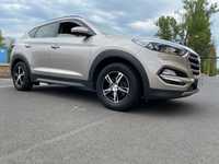 HYUNDAI TUCSON jsme obuli na Alu kolo GARMANI 6.5x16" ET45, 5x114.3x67 a Michelin Latitude Tour HP 215/70 R16 100H + čidla tlaku TPMS