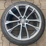 Alu kolo originál AUDI 8.5x19" ET40, 5x112x66.5 a Windforce Catchfors UHP 235/40 R19 96W XL 80%