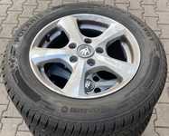 Alu kolo MSW 6.5x15" ET45, 5x112x57 a Barum Polaris 5 195/65 R15 91T 95%