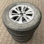 Alu kolo originál PEUGEOT 6.5x16" 4x108x65 ET32 a Continental EcoContact 6 215/65 R16 98H 30%