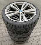 Alu kolo originál BMW 5x120x72.5 Přední 8x19" ET36 a Michelin Pilot Alpin PA4 225/40 R19 93W XL 95%, Zadní 8.5x19" ET47 a Michelin Pilot Alpin PA4 255/35 R19 96V XL 90% + čidla tlaku TPMS