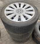 Alu kolo MAM 7.5x17" ET35 5x112x57, 5x100x57 a Nokian Line 225/45 R17 91V 30%