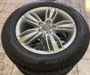 Alu kolo originál AUDI 6.5x17" ET33, 5x112x57 a Pirelli Winter 210 SottoZero II 215/60 R17 96H 70%