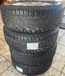 Alu kolo originál AUDI 6.5x17" ET33, 5x112x57 a Pirelli Winter 210 SottoZero II 215/60 R17 96H 70%