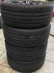 Alu kolo BORBET 7.5x17" ET35, 5x112x66.5 a Tracmax S-210 235/45 R17 97V XL 80%