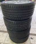 Alu kolo originál AUDI 7x16" ET34, 5x100x57 a Continental ContiPremiumContact 2 215/45 R16 90V XL AO 95%