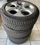 Alu kolo originál VW 7.5x17" ET51, 5x112x57 a Barum Polaris 5 205/50 R17 93V XL 90%