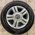 Alu kolo originál VW 7x16“ ET55, 5x120x65 a GT Radial Maxmiler WT 215/65 R16 C 109T 30%