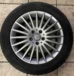 Alu kolo originál MERCEDES 7x17" 5x112x66.5 ET51 a Nexen Winguard Sport 2 225/55 R17 101V XL 10%