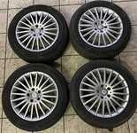 Alu kolo originál MERCEDES 7x17" 5x112x66.5 ET51 a Nexen Winguard Sport 2 225/55 R17 101V XL 10%