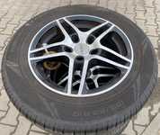 Alu kolo DEZENT 6.5x15" ET45, 5x112x66.5 a Nokian WetProof 195/65 R15 91H 80%