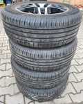 Alu kolo DEZENT 6.5x15" ET45, 5x112x66.5 a Nokian WetProof 195/65 R15 91H 80%