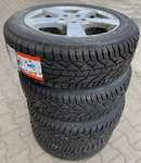 Alu kolo DEZENT 7x17“ ET38, 5x112x57 a Riken Snow 215/55 R17 98V XL 100%