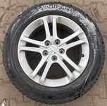 Alu kolo originál PEUGEOT 7x16" 5x108x65 ET46 a Continental ContiWinterContact TS830 P 205/60 R16 96H XL ContiSeal