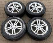 Alu kolo originál PEUGEOT 7x16" 5x108x65 ET46 a Continental ContiWinterContact TS830 P 205/60 R16 96H XL ContiSeal