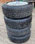 Alu kolo originál PEUGEOT 7x16" 5x108x65 ET46 a Continental ContiWinterContact TS830 P 205/60 R16 96H XL ContiSeal