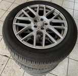 Alu kolo WHEELWORL 8x18" ET40, 5x114.3x67 a Yokohama BluEarth E70BZ 225/55 R18 98H 90%