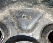 Rezervní kolo originál VW 3.5x14" ET45, 4x100x57 a Goodyear TEMPORARY ONLY 105/70 R14 84M