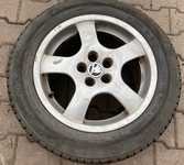 Alu kolo BORBET 7.5x16" ET35, 5x100x57 a Continental ContiWinterContact TS830 P 205/60 R16 96H XL 98% ContiSeal