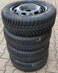 Plechový disk KFZ 7280 6Jx14 5x100x57 ET43 a Lassa Snoways 4 185/60 R14 82H 100%