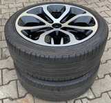 Alu kolo originál CITROEN 7x17" 4x108x65 ET26 a 2ks Dunlop SP Sport 01 205/45 R17 84W 40% a 2ks Bridgestone Potenza RE050A 205/45 R17 88V 40%