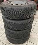 Plechový disk KFZ 8380 6Jx15 5x100x57 ET38 a Sailun Ice Blazer Alpine+ 195/65 R15 91T 80%