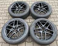 Alu kolo originál MERCEDES AMG 8x19" 5x112x66.5 ET43.5 a Goodyear Eagle F1 Asymmetric 5 235/45 R19 99H XL 100%