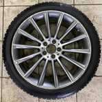 Alu kolo originál MERCEDES AMG 5x112x66.5, 8.5x20" ET38 a 2ks Continental ContiWinterContact TS 830 P 255/40 R20 101V XL 60% a 2ks Continental WinterContact TS 850 P 255/40 R20 101W 90% + čidla tlaku TPMS