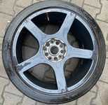 Alu kolo originál ABT 8.5x19" ET50 5x112x57, 5x120x72.5 a Continental ContiSportContact 5 245/40 R19 98Y 30%