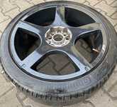 Alu kolo originál ABT 8.5x19" ET50 5x112x57, 5x120x72.5 a Continental ContiSportContact 5 245/40 R19 98Y 30%