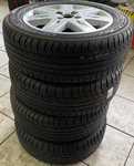 Au kolo originál LANCIA 5.5x14“ ET41.5, 4x98x58 a Hankook Optimo K415 185/60 R14 82H 60%