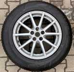 Alu kolo originál LAND ROVER 7x17“ ET45 5x108x63.3 a Dunlop Grandtrek Touring A/S 225/65 R17 106V XL 50%