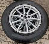 Alu kolo originál LAND ROVER 7x17“ ET45 5x108x63.3 a Dunlop Grandtrek Touring A/S 225/65 R17 106V XL 50%