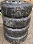 Alu kola originál HONDA 7x17“ ET45, 5x114.3x64 a Goodyear EfficientGrip 225/65 R17 102H 90%