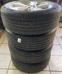 Alu kolo OPEL 7x18" 5x105x56.5 ET38 a Continental ContiPremiumContact 2 215/55 R18 95H 90%