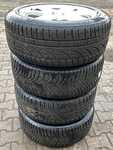 Alu kolo originál AUDI 8x17" ET39 5x112x66.5 a 2ks Michelin Alpin A4 215/55 R17 98V XL 10% a 2ks Hankook W310 Winter i*cept Evo 215/55 R17 98V XL 10%