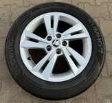 Alu kolo originál ŠKODA 6x15" ET38, 5x100x57 a Kumho KH27 Ecowing ES01 185/60 R15 84H 80%