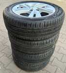 Alu kolo originál ŠKODA 6x15" ET38, 5x100x57 a Kumho KH27 Ecowing ES01 185/60 R15 84H 80%