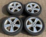 Alu kolo originál VW 6.5x17" ET39 5x112x57 a Altenzo Sports Tempest V 225/45 R17 94H XL 10%